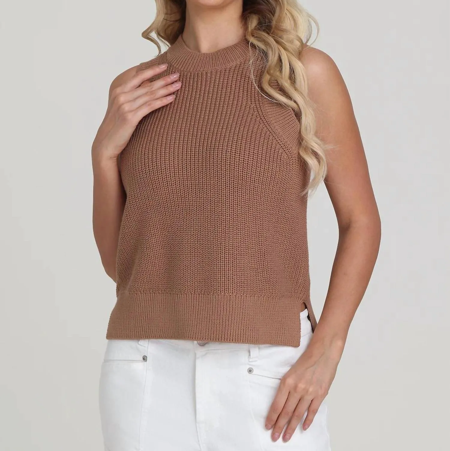 525 America - Demi High Crew Neck Tank