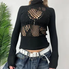 90s Knit Turtleneck (S)