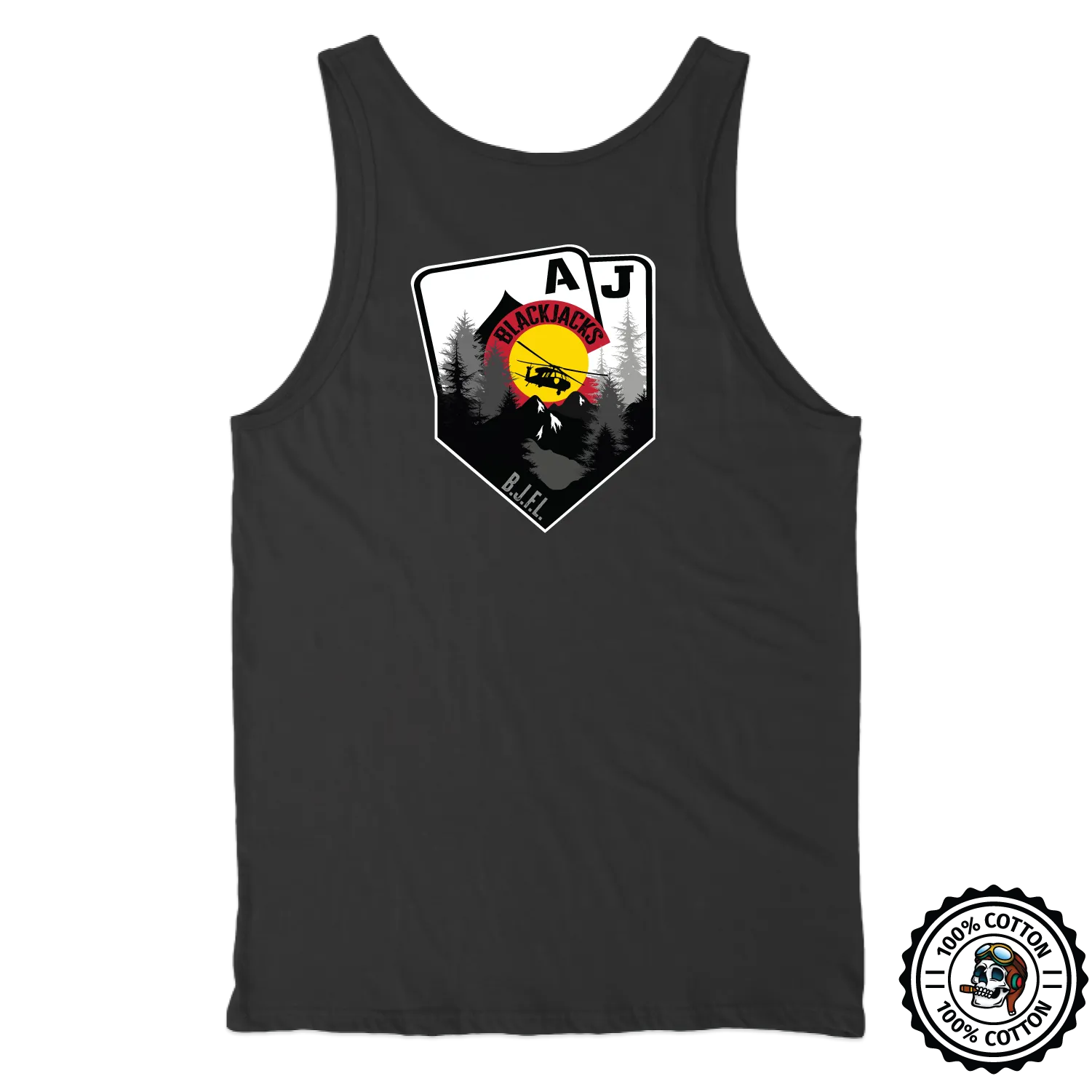 A Co, 2-4 GSAB "Blackjacks" SPADES Tank Tops