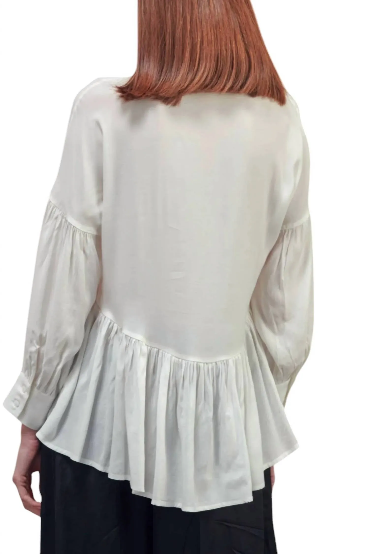 Amente - High And Low Button Bown Shirts
