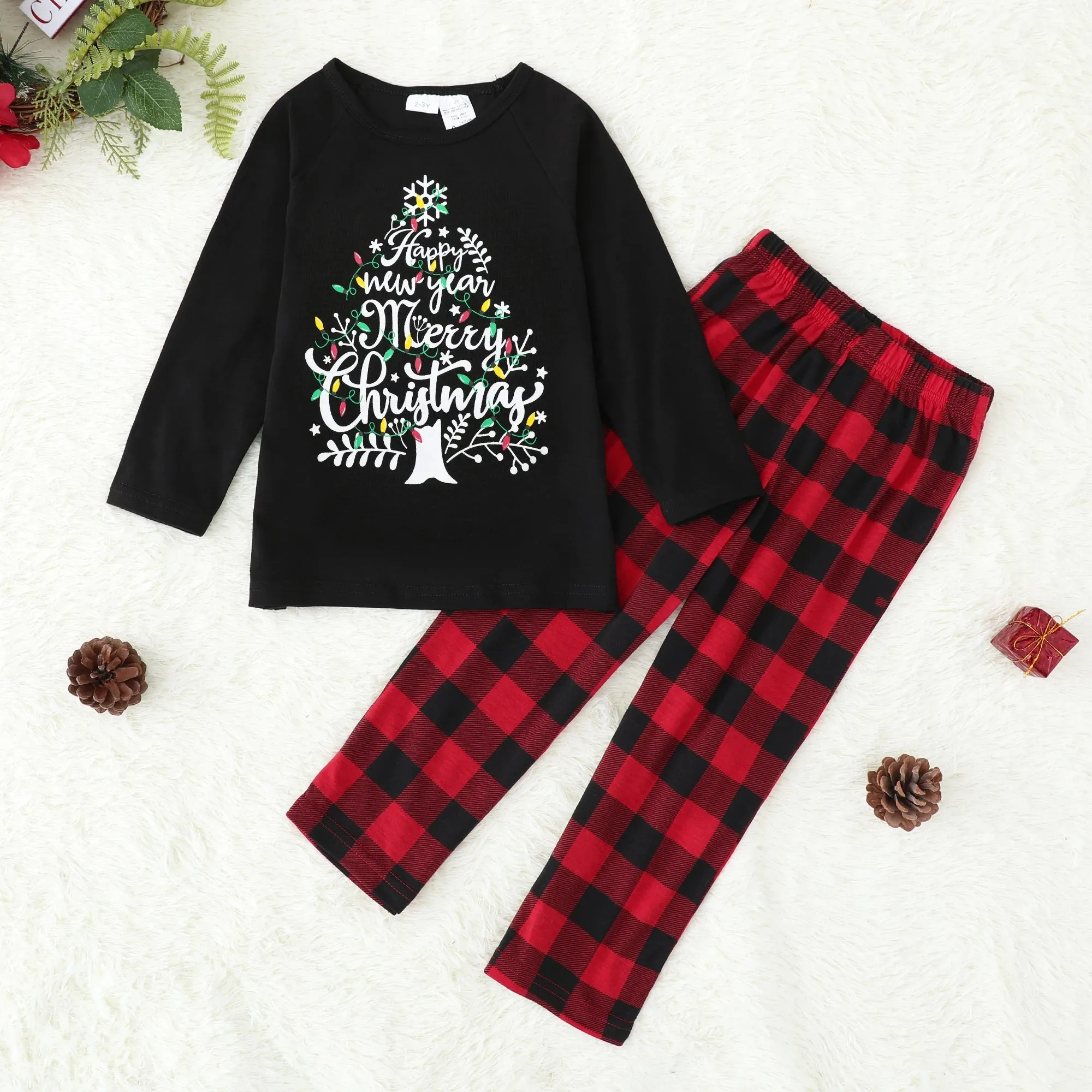 custom pajamas OEM wholesale matching family pajamas  outfits for family  lounge wear sets Catpapa