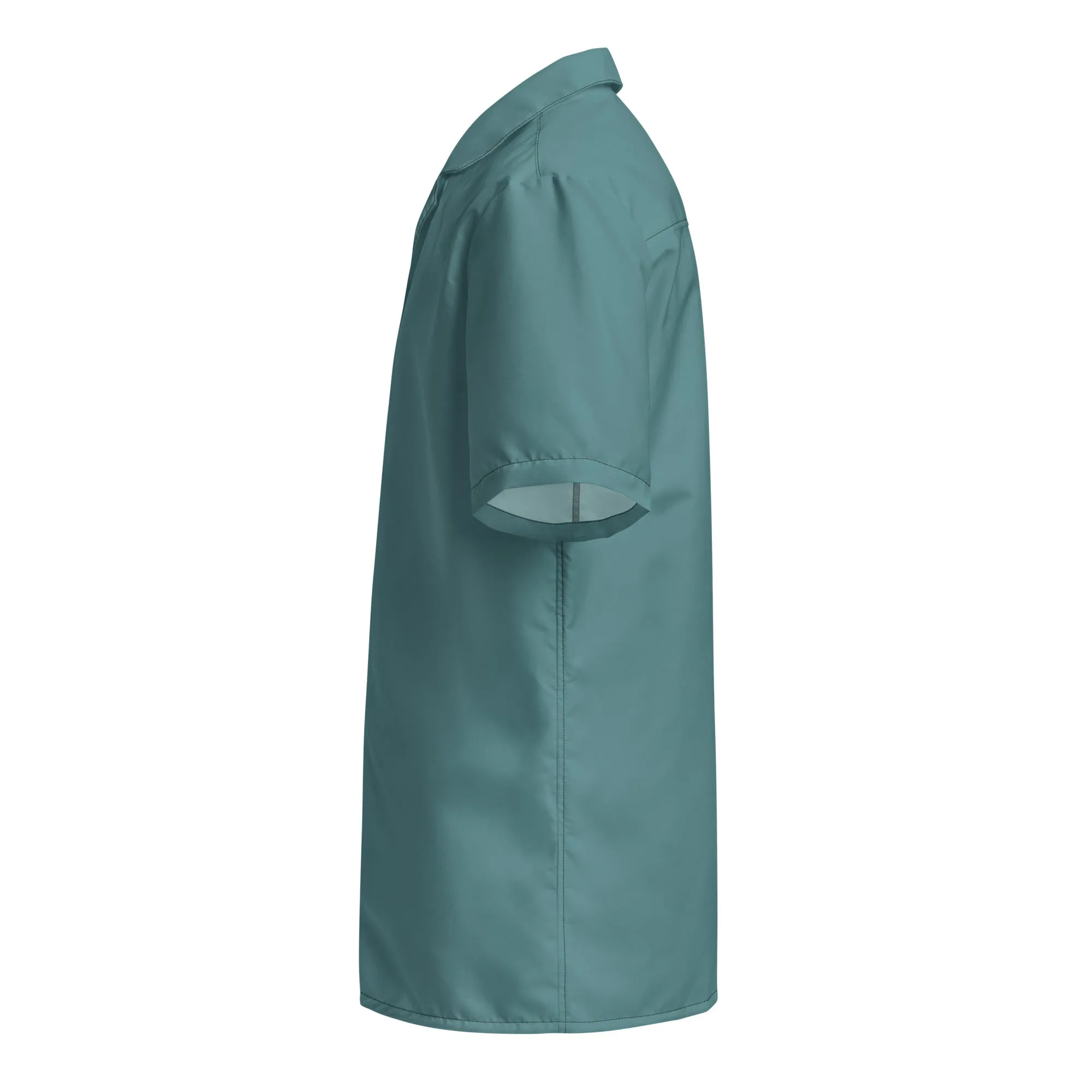 Labelless Ocean Green Button Down Camp Shirt