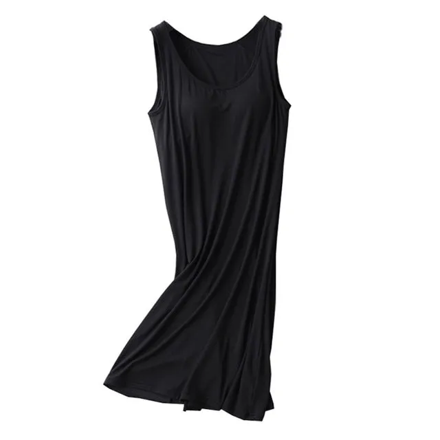 Ladies Sleeveless Mid-long nightdress