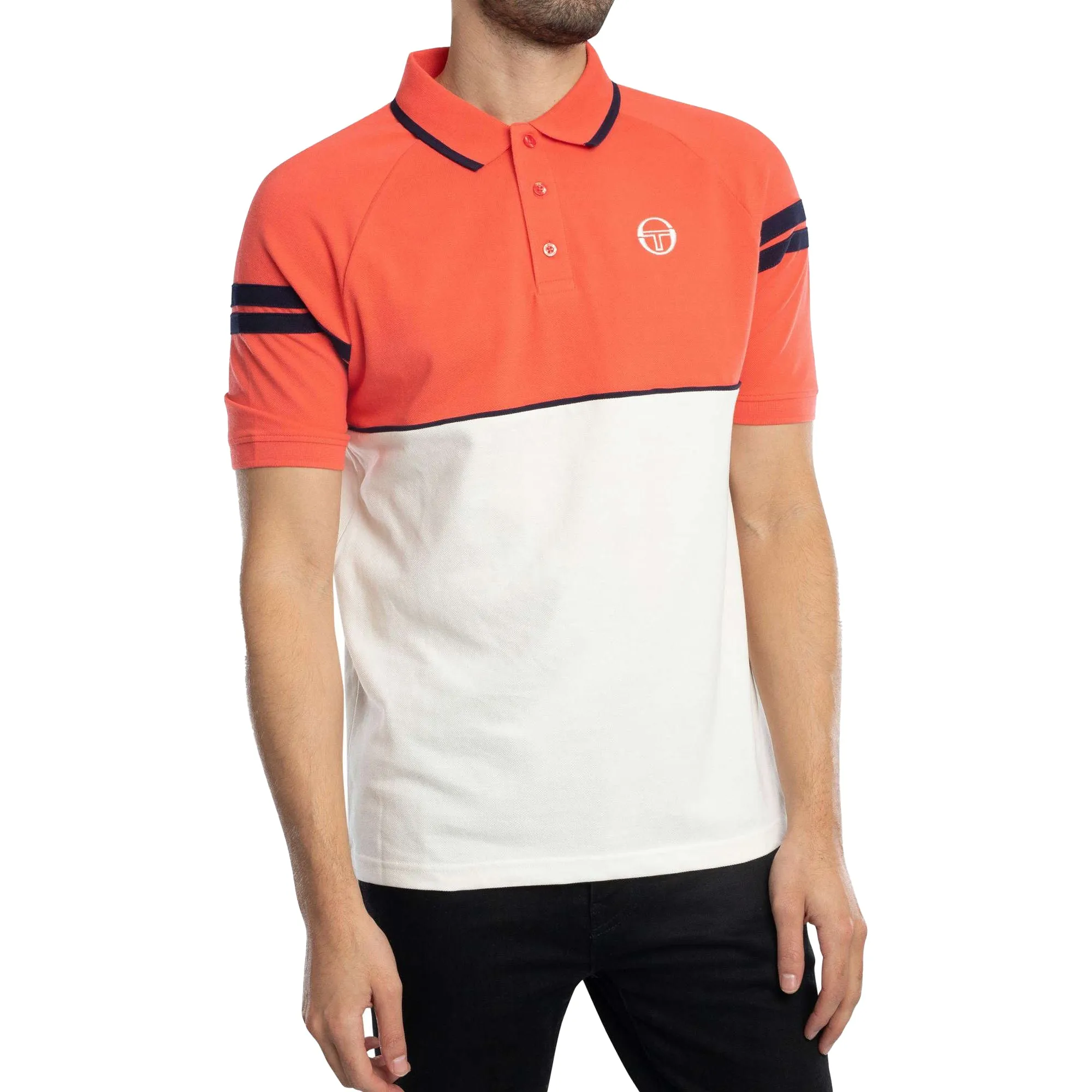 Sergio Tacchini Cambio Polo Shirt Dubarry/Gardenia/Maritime Blue