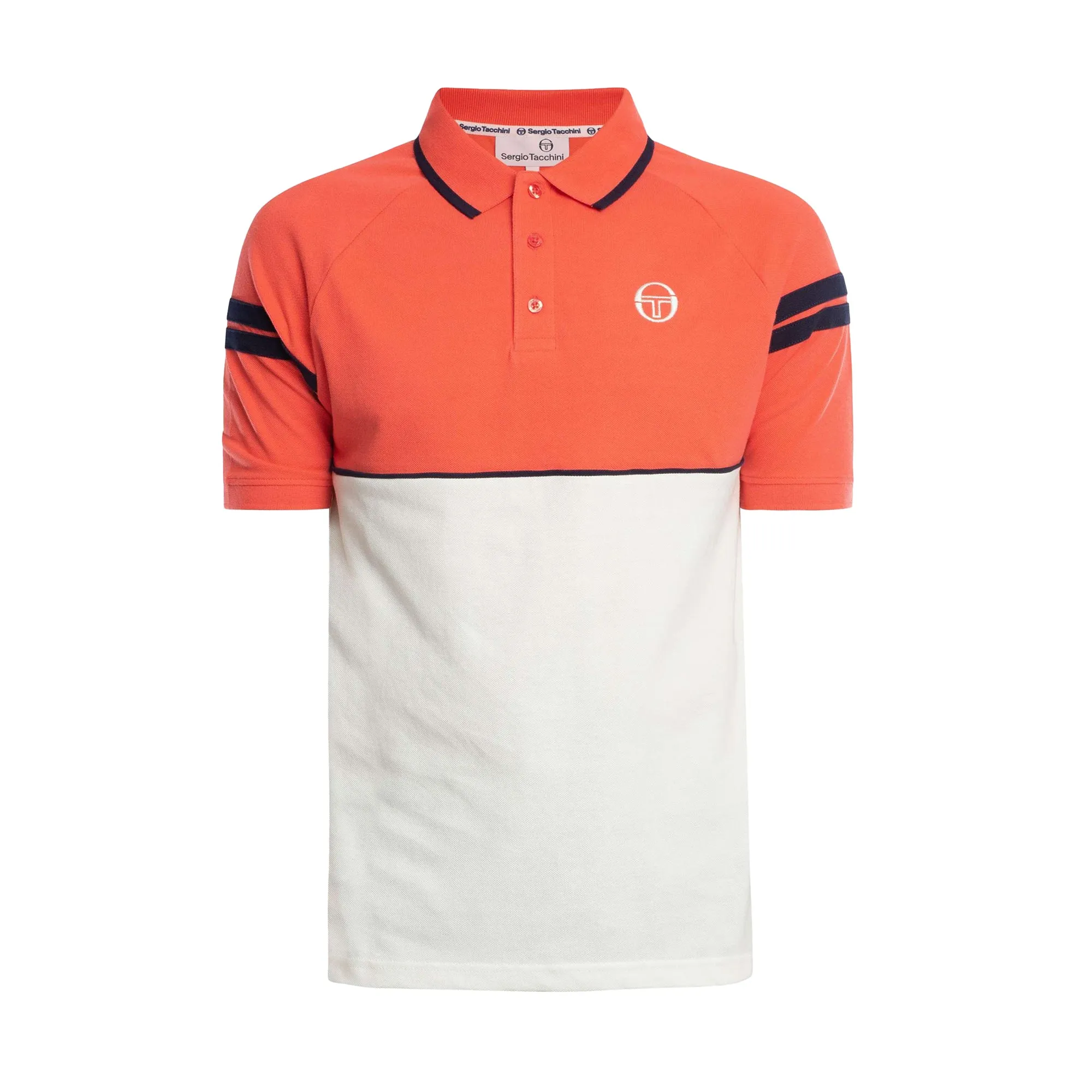 Sergio Tacchini Cambio Polo Shirt Dubarry/Gardenia/Maritime Blue