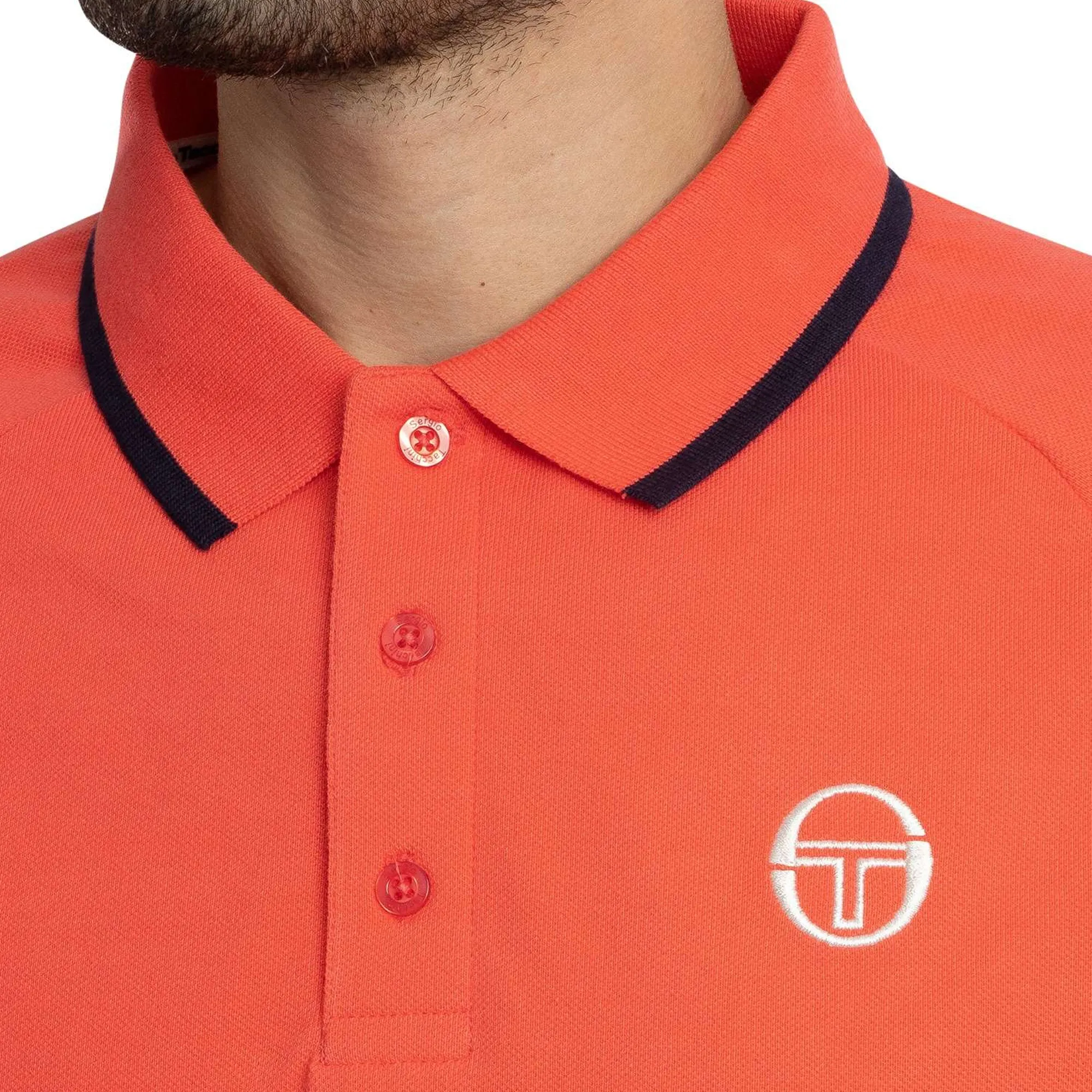 Sergio Tacchini Cambio Polo Shirt Dubarry/Gardenia/Maritime Blue