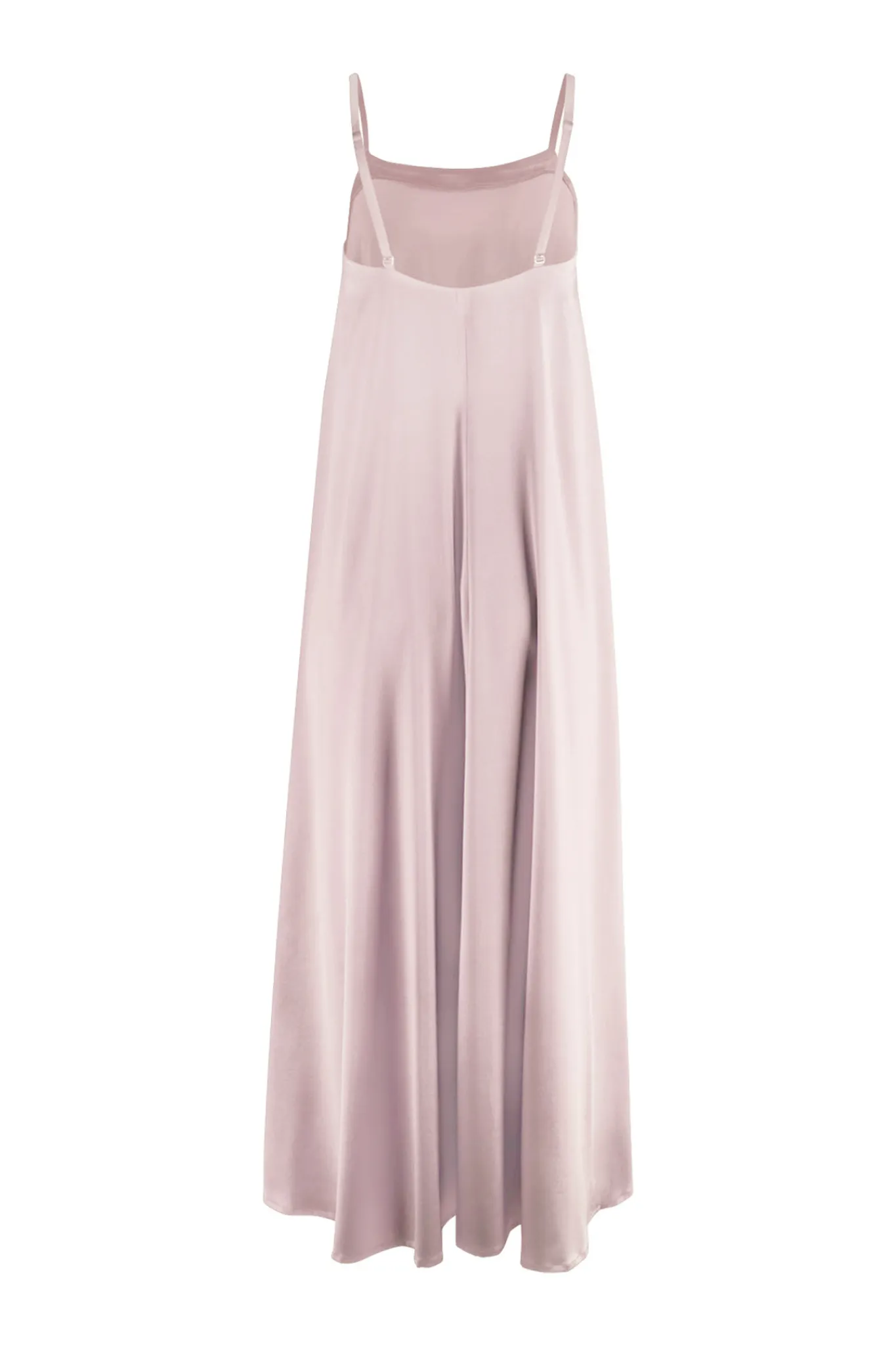 Silk Maxi Dress 'Aphrodite' in Champagne Pink