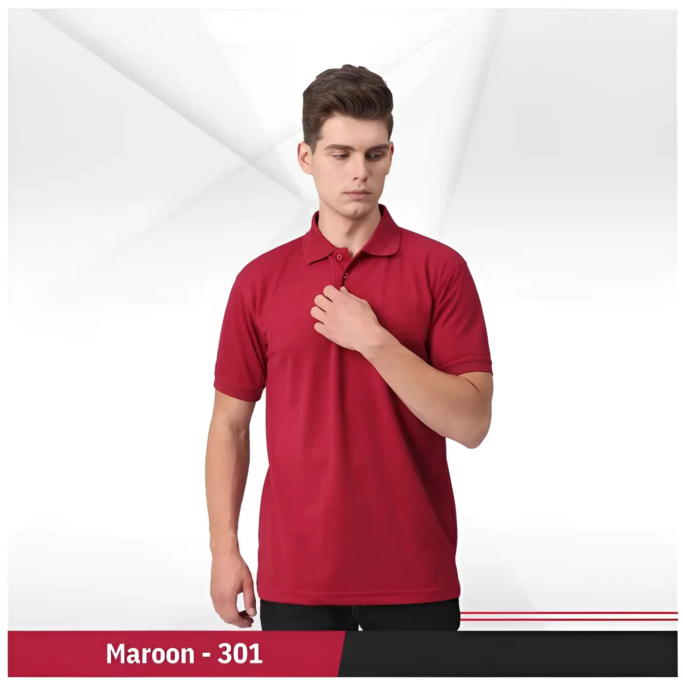 Uniform Unicorn - Men's  Rich Polo T Shirt | Collar Tshirts | Half Sleeves | Plain-Regular Fit (301-Maroon)